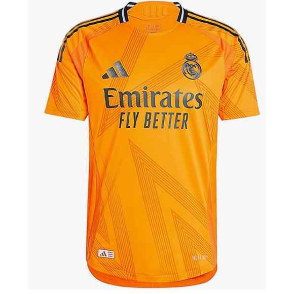 adidas Other - adidas Real Madrid Men’s Authentic Away Jersey 2024/25 (,Medium, Crew Orange)